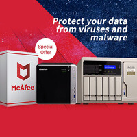 QNAP LS-MCAFEE-3Y NAS McAfee Antivirus 3-Year Subscription