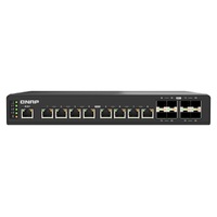 QNAP QSW-IM3216-8S8T 16 high-speed 10GbE ports, 8 ports 10GbE SFP+, 8 ports 10GbE rj56,rack mount/wall mount web managed Industrial switch