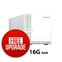 QNAP TS-364-8G 3-Bay Diskless NAS Celeron N5105/N5095 4GB