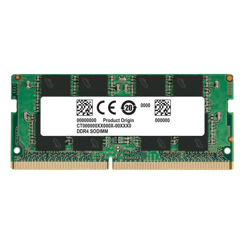  8GB DDR4 3200Mhz (PC-25600) CL22 SR x8 Unbuffered Non-ECC SODIMM 260pin