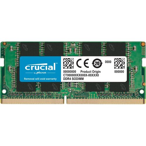 Micron 16GB DDR4  3200Mhz  (PC4-25600) 1Rx4 ECC SODIMM 260pin-MTA18ASF2G72HZ-3G2R1R