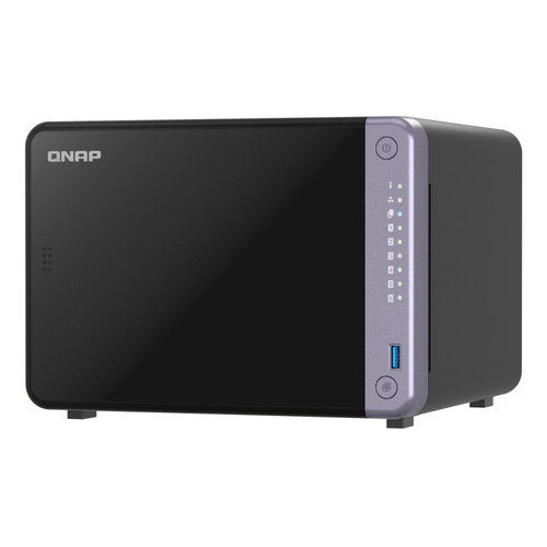 QNAP TS-632X-4G,Cost-effective 6-bay 10GbE NAS Tower Alpine, Alpine AL-524 4 GB DDR4